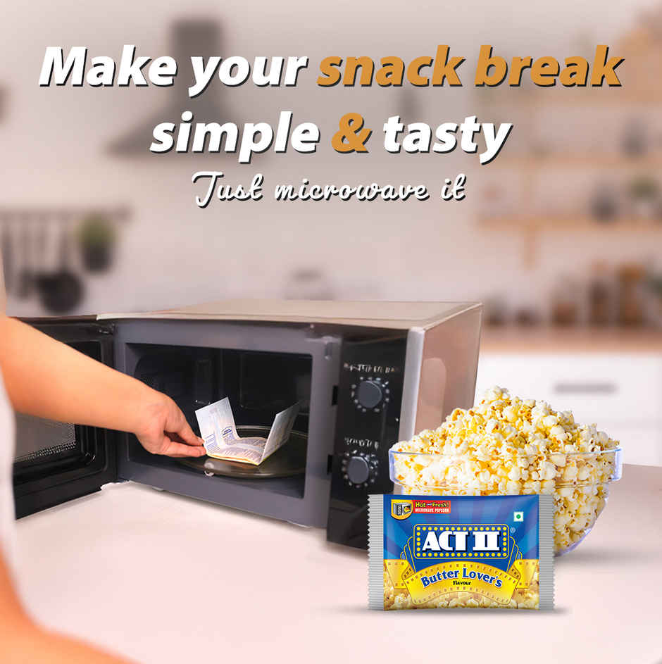 Act II Microwave Popcorn | Butter Lover's, Big Pack, Hot & Fresh in 3 mins