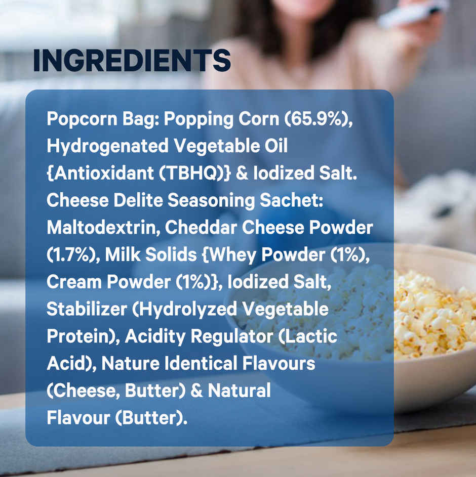 Act II Microwave Popcorn | Cheese Delite, Hot & Fresh in 3 mins