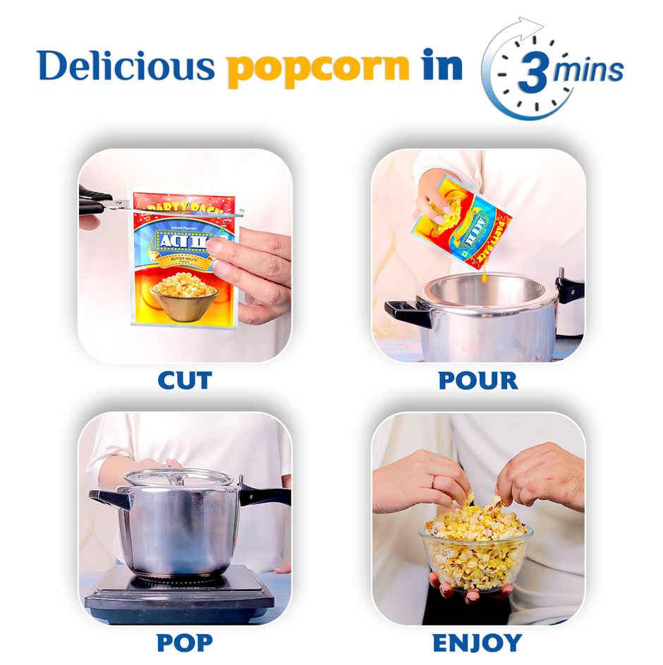 Act II Instant Popcorn | Butter Delite | Hot & Fresh in 3 mins