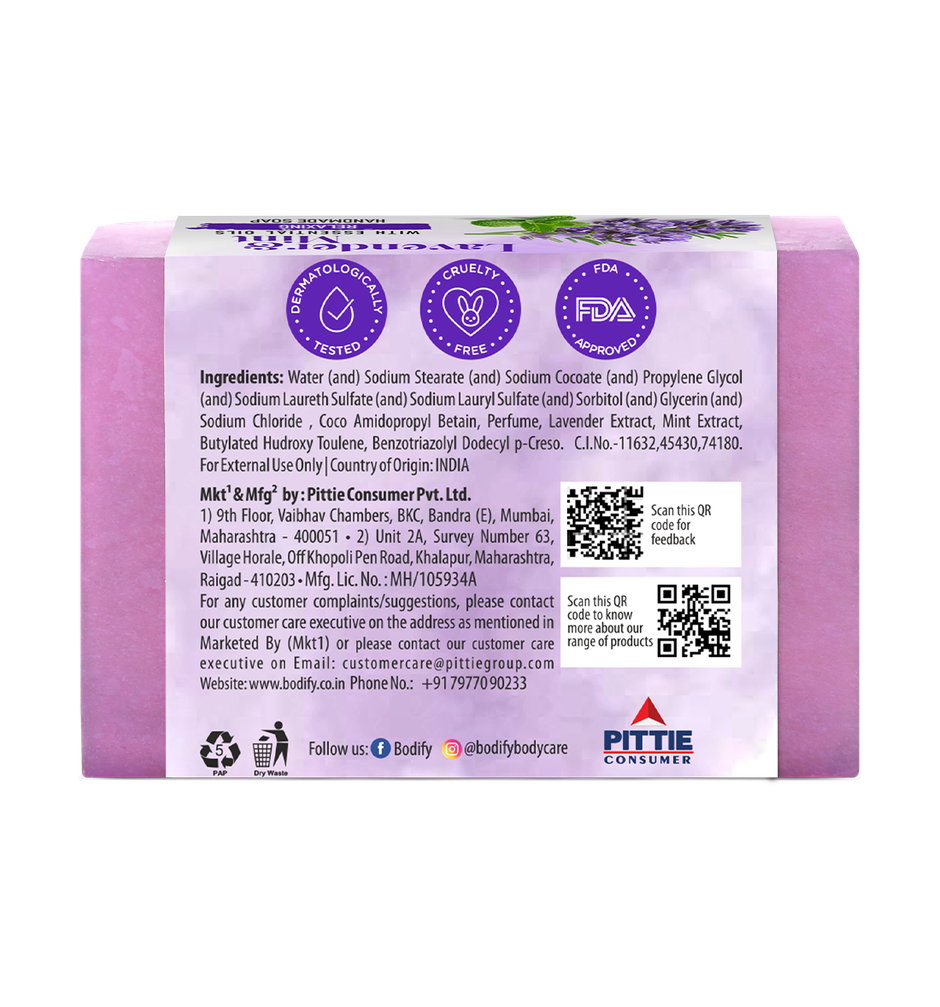 Bodify Lavender & Mint Handmade Soap