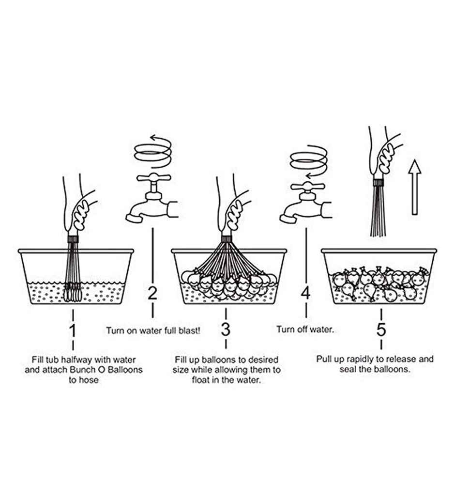 Water Balloons | Holi Magic MultiColour | Quick Fill And Auto Tie | Se7en