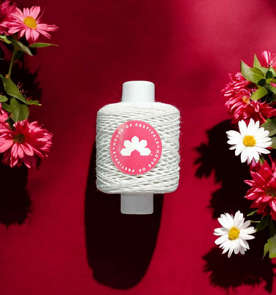 Kite Thread | 300 Mtrs | White | House Of Festivals