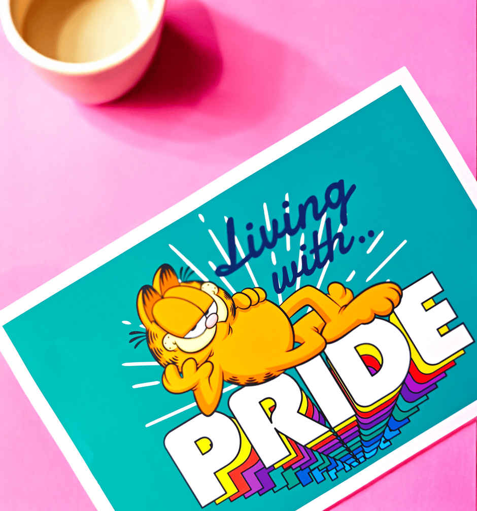 House Of Festivals Living With Pride - Garfield Official Poster