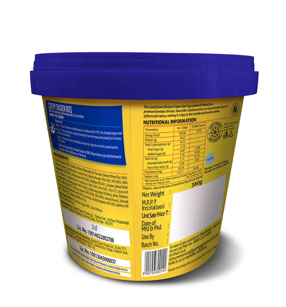 Godrej Yummiez Crispy Chicken Bites