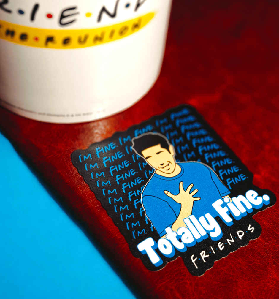 House Of Festivals I'm Fine - Friends Official Sticker