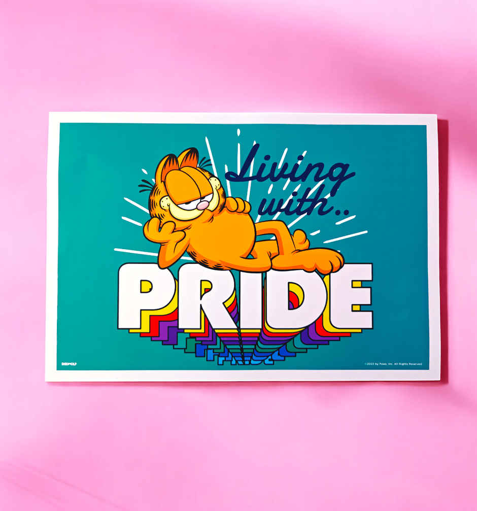 House Of Festivals Living With Pride - Garfield Official Poster
