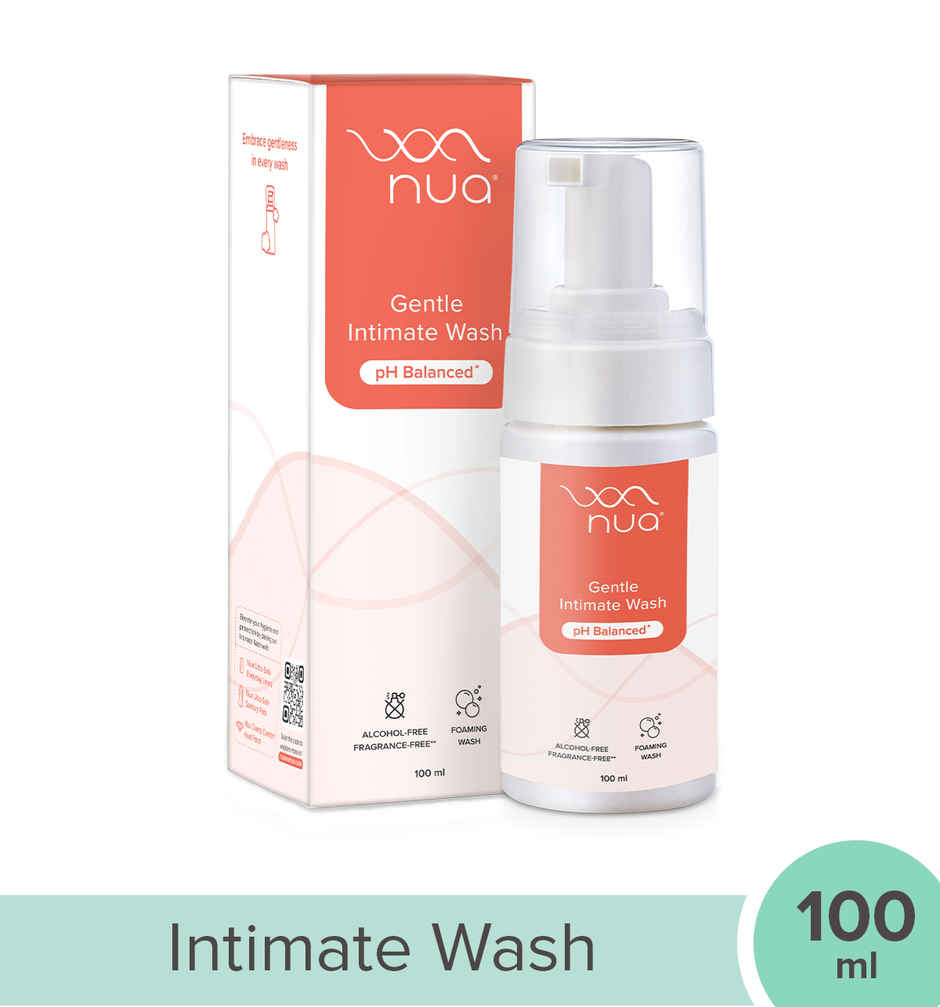 Nua Foaming Intimate Wash for Daily Gentle pH-Balanced Care