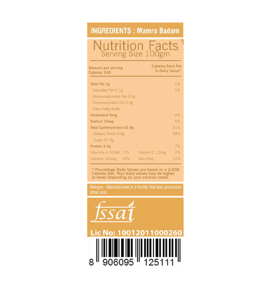 Wonderland Foods Mamra Badam