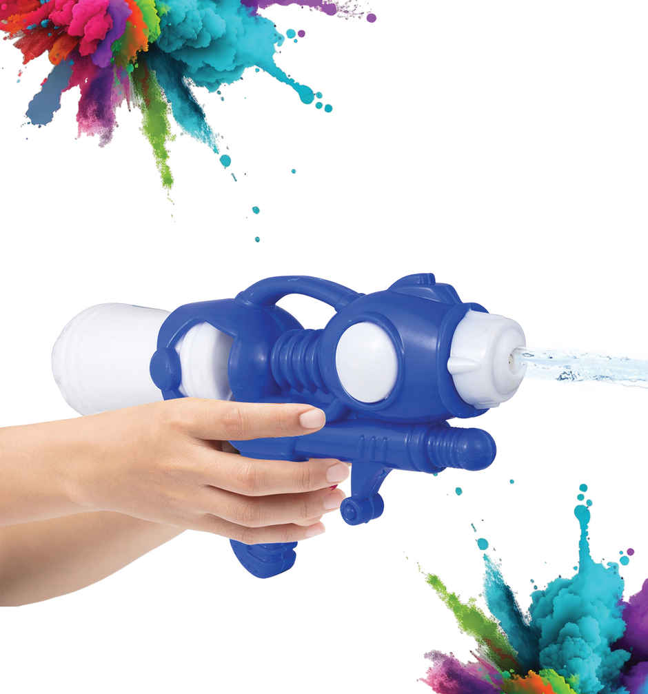 Medium Holi Water Pichkari | Blue | Tomuncle