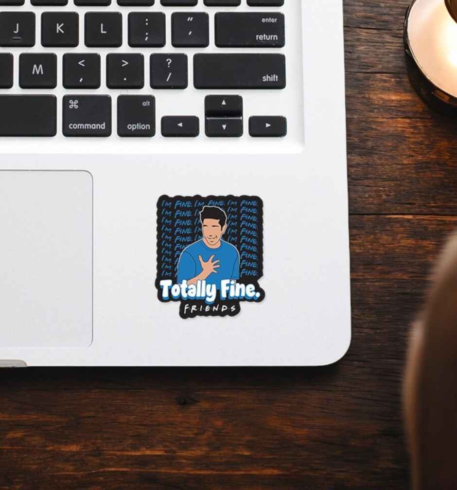 House Of Festivals I'm Fine - Friends Official Sticker