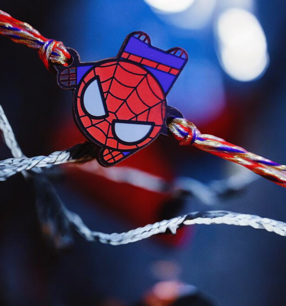House Of Festivals Spiderman Upside Down Pendant Rakhi | Official Disney Merchandise