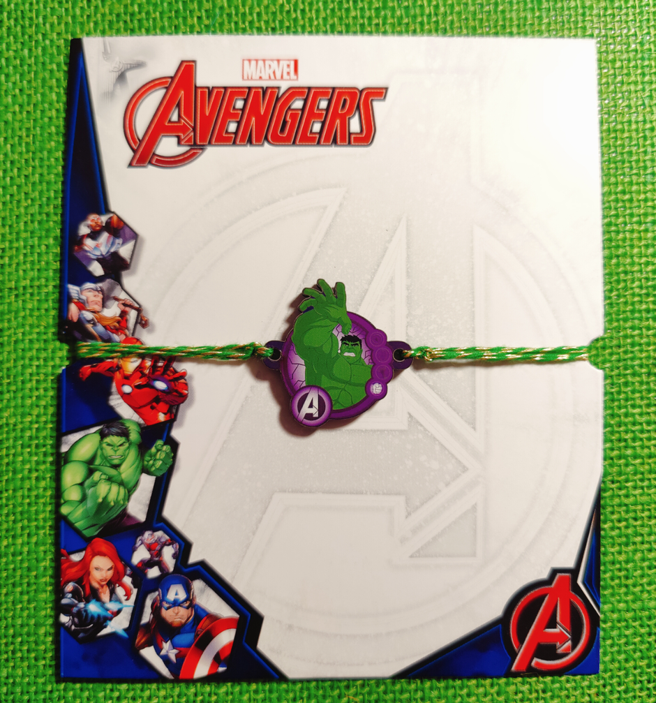 House Of Festivals Incredible Hulk Kids Rakhi - Fun and Heroic