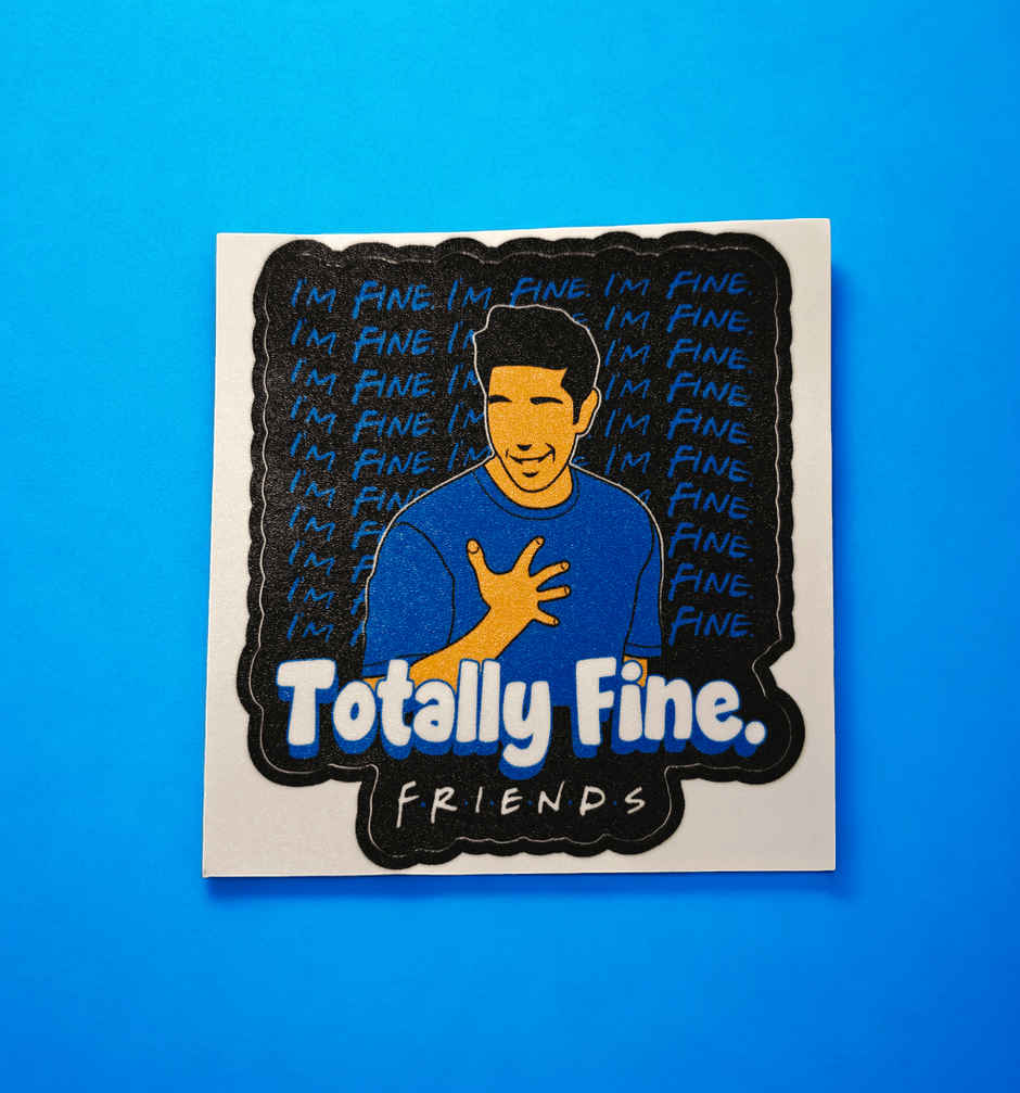 House Of Festivals I'm Fine - Friends Official Sticker