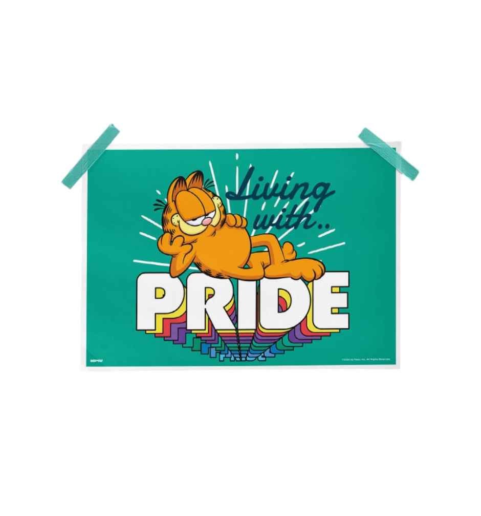 House Of Festivals Living With Pride - Garfield Official Poster