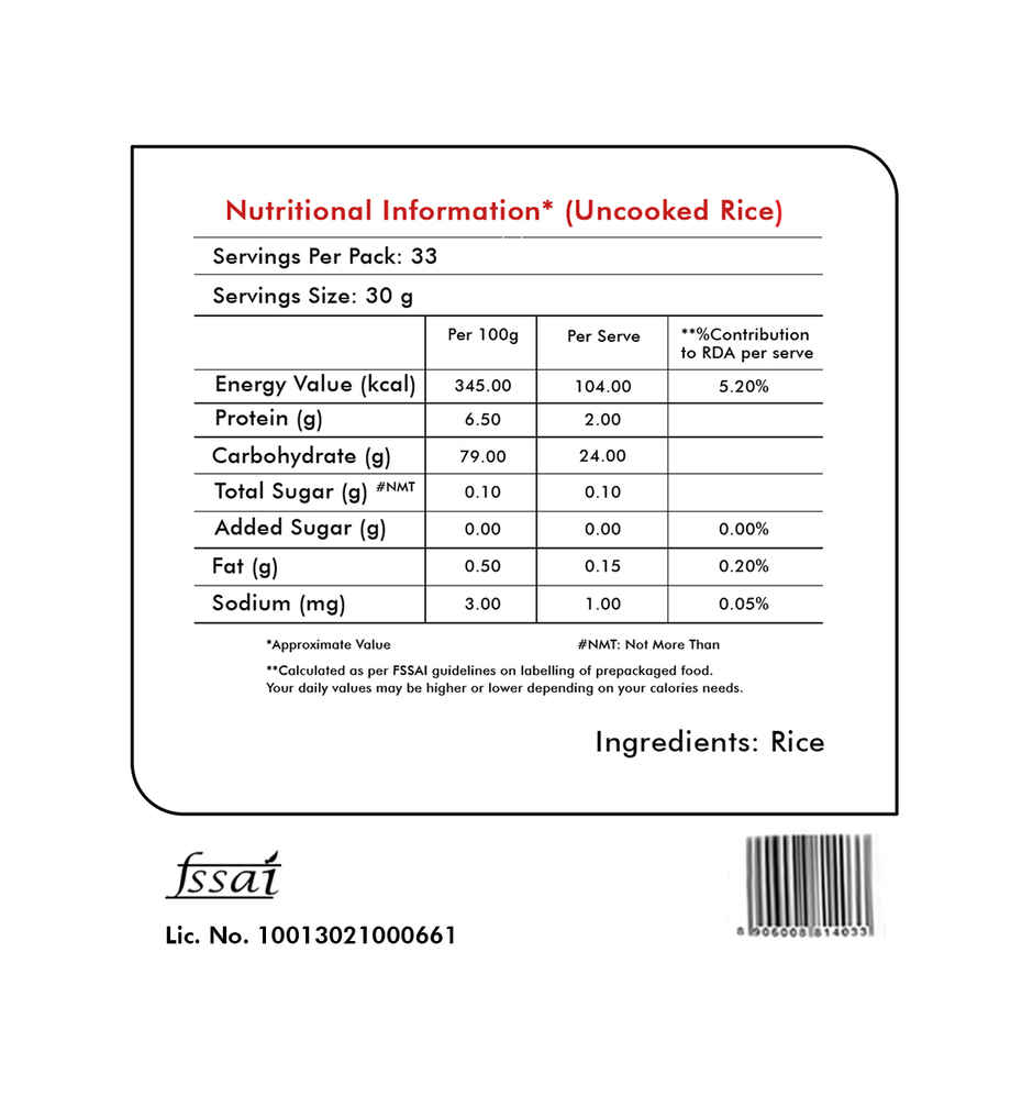 Kohinoor Traditional Authentic Basmati Rice