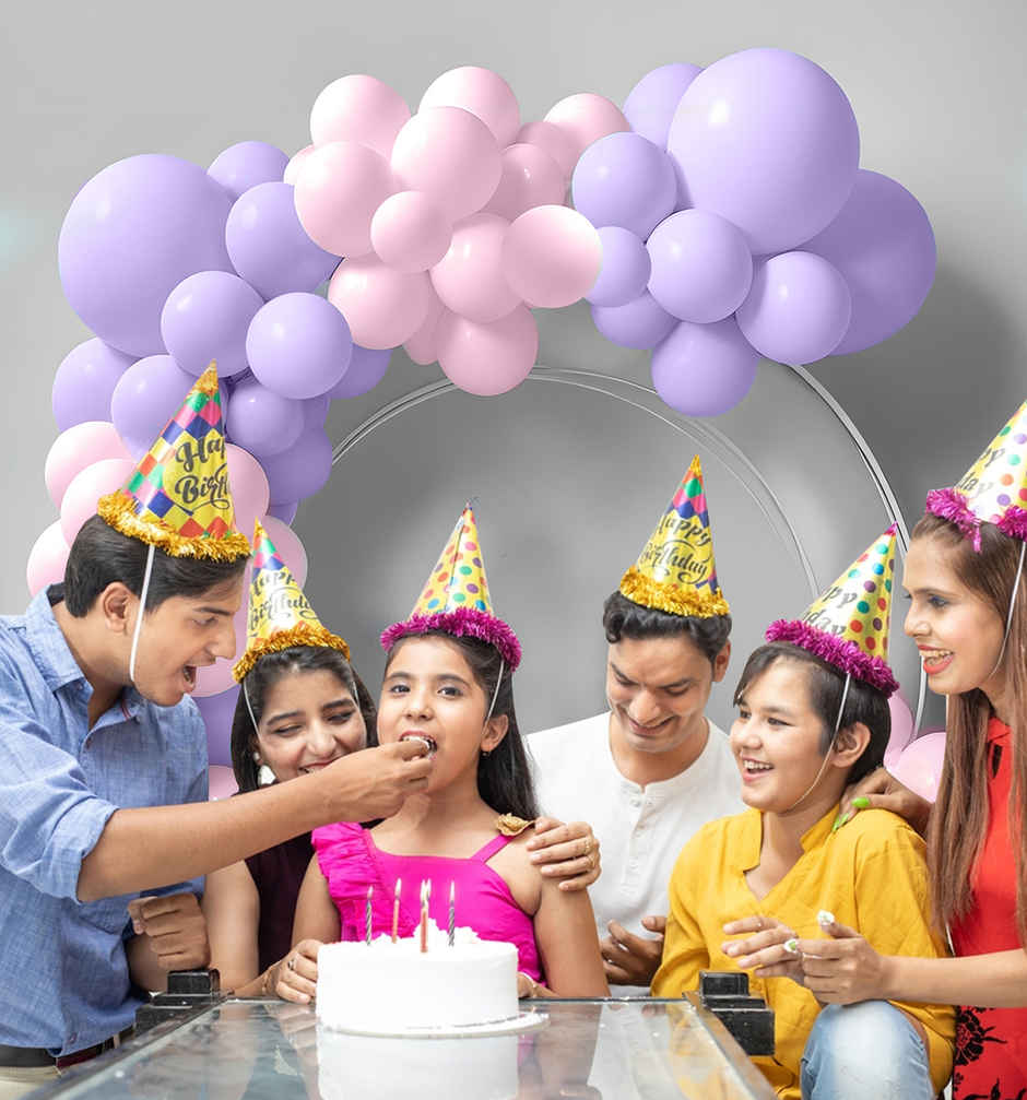 Pastel Balloons for Birthday, Engagement, Wedding | Pink and Purple | Party Propz