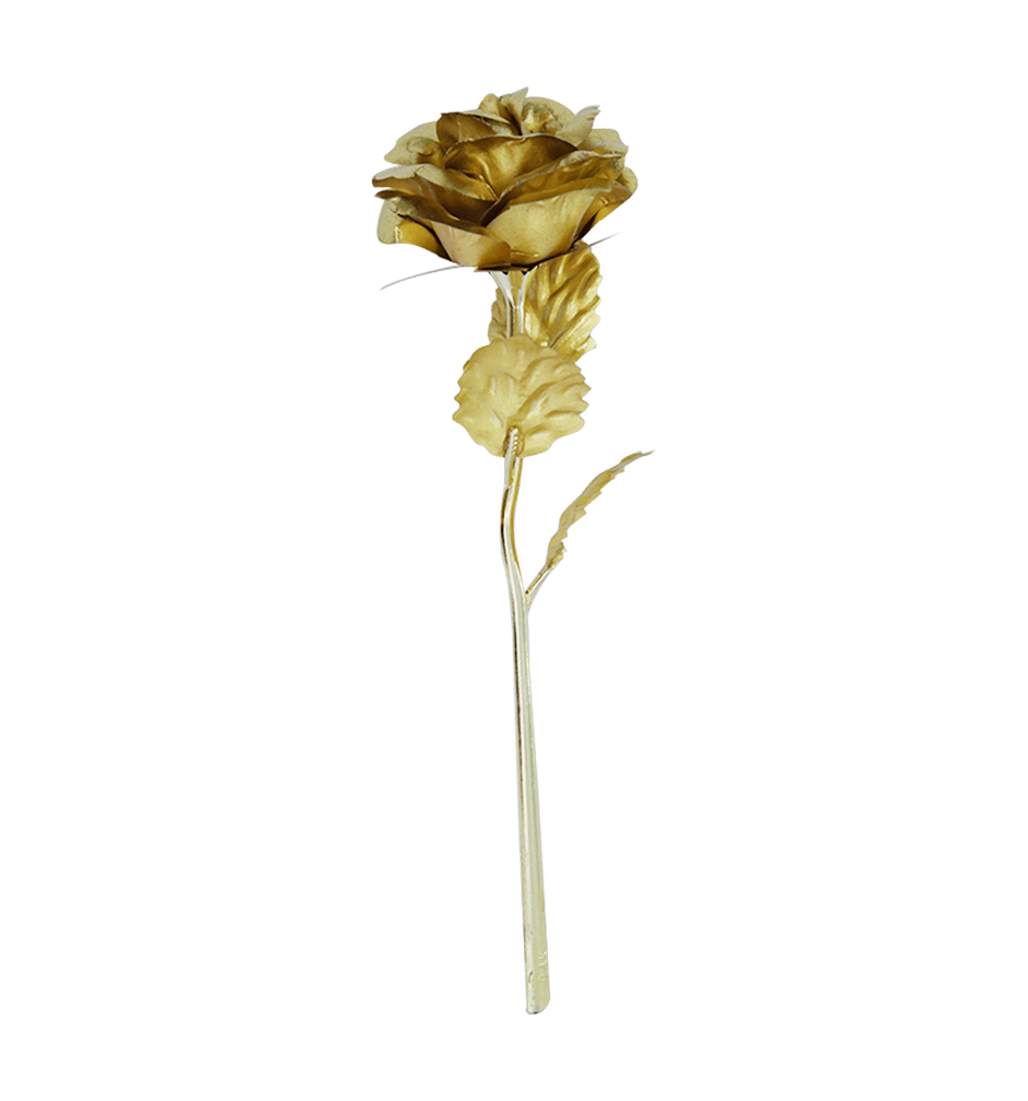 Gold Foil Rose (2x3)