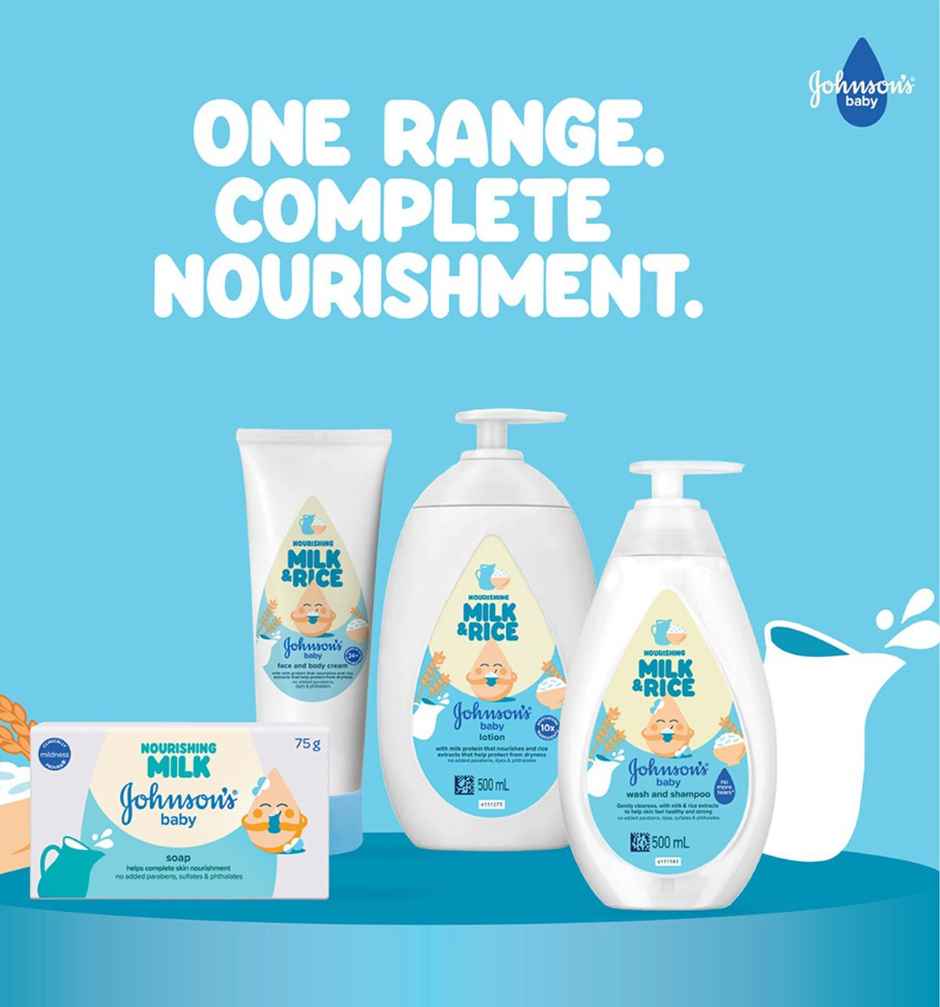 Johnsons Baby Nourishing Milk & Rice Wash & Shampoo