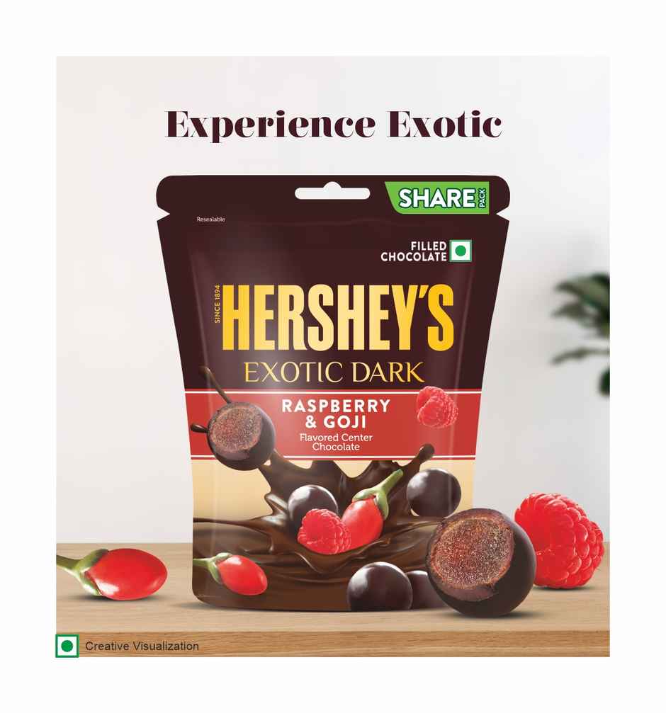 Hershey's Exotic Raspberry And Goji | Dark Chocolate Share Bag
