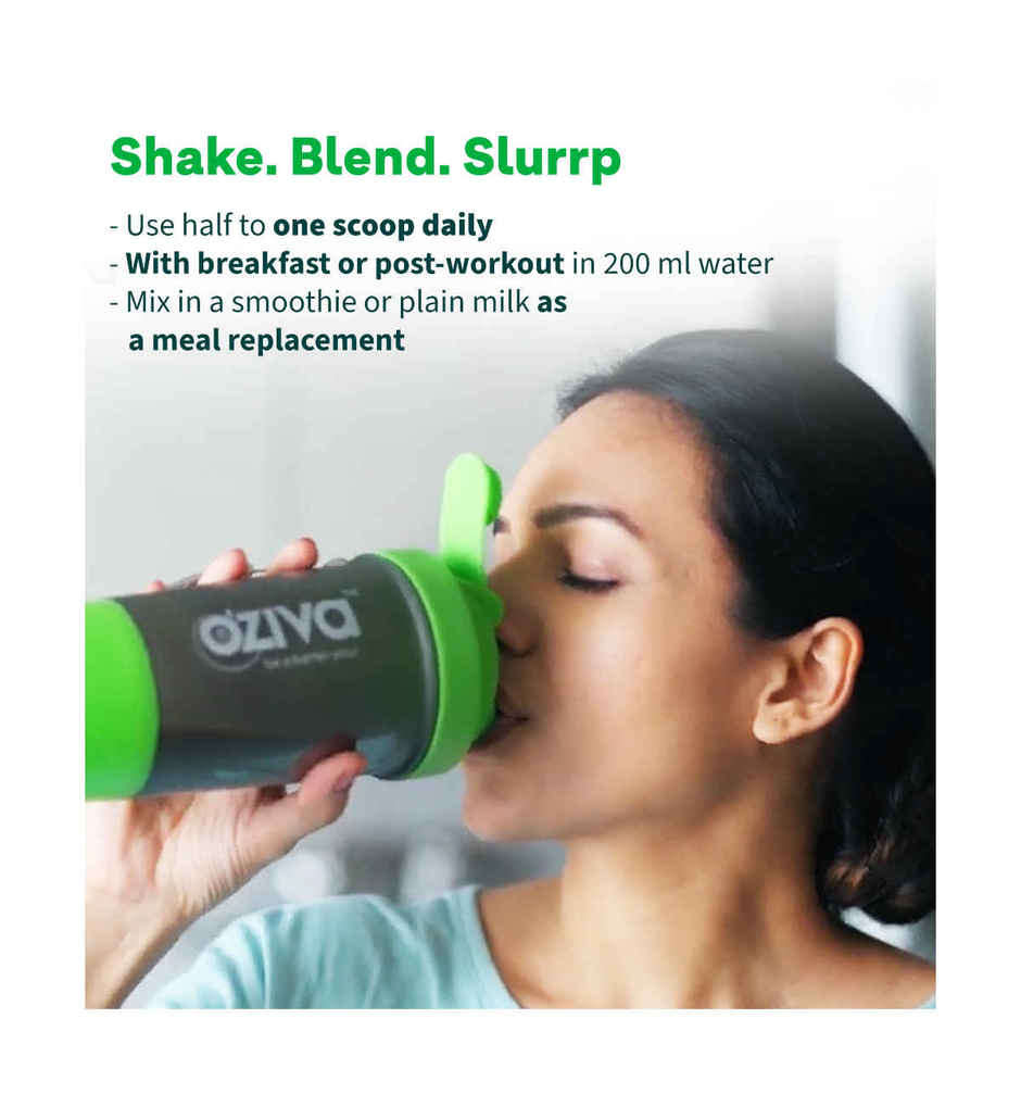 Oziva Protein & Herbs For Women | Whey Protein For Energy, Metabolism Blend | Chocolate