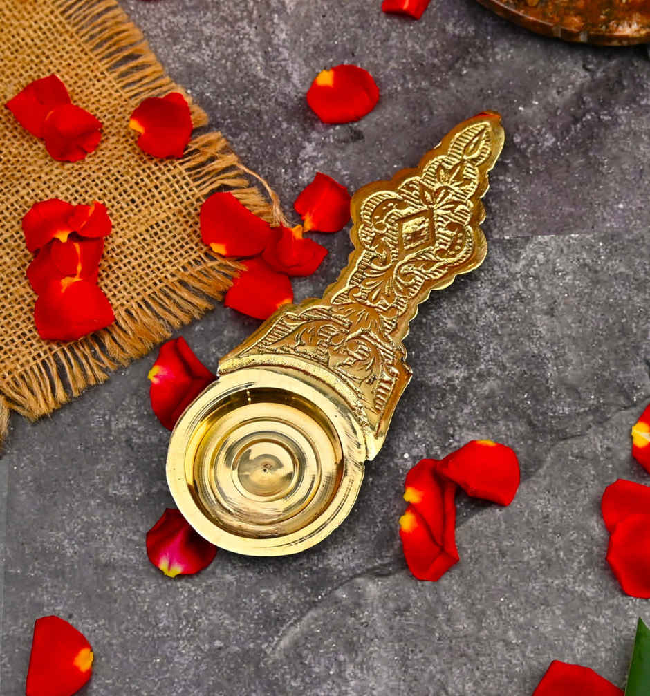 Servdharm Pure Brass Camphoor Burner | ServDharm