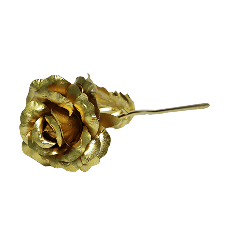 Gold Foil Rose (2x3)