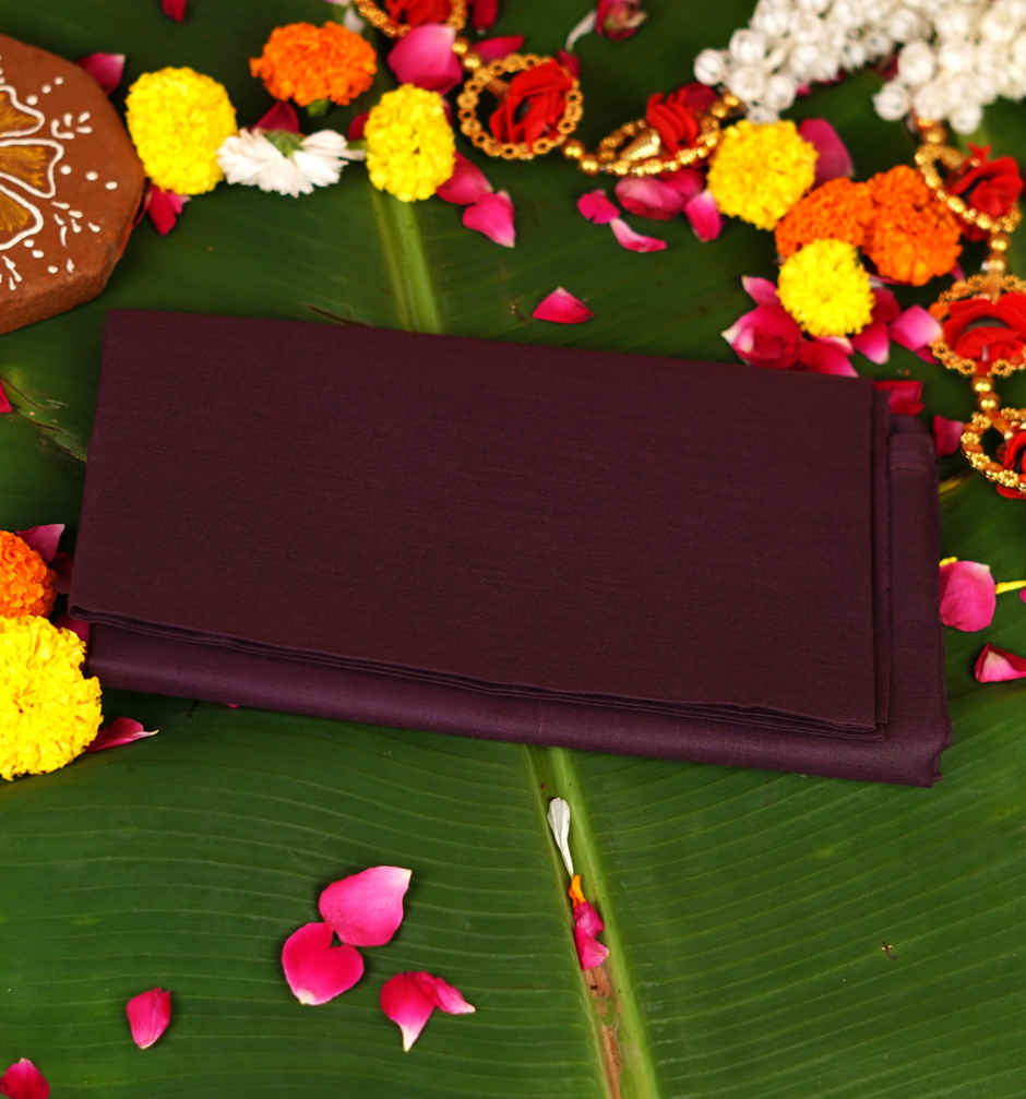 Purple Pooja Vastra - 1 m | ServDharm