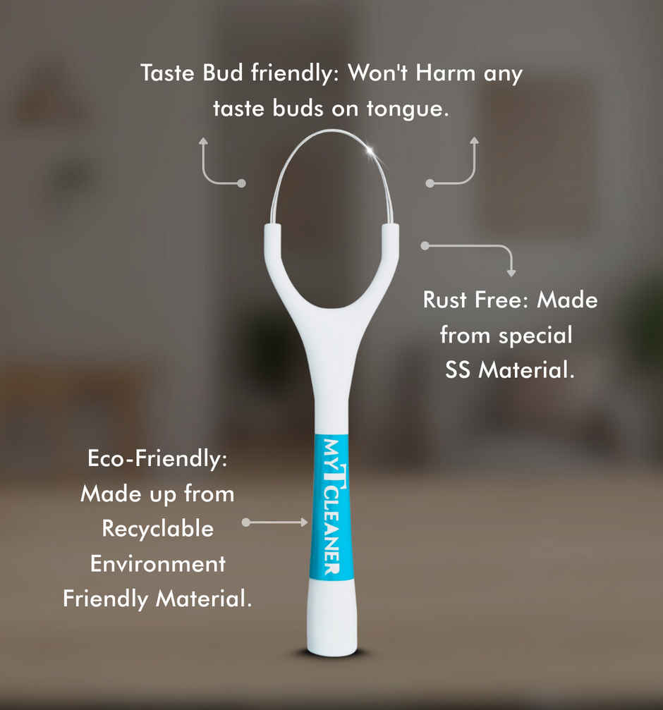 My Orl-Care Single Handed Premium Stainless Steel Tongue Cleaner