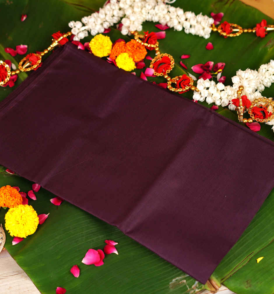 Purple Pooja Vastra - 1 m | ServDharm