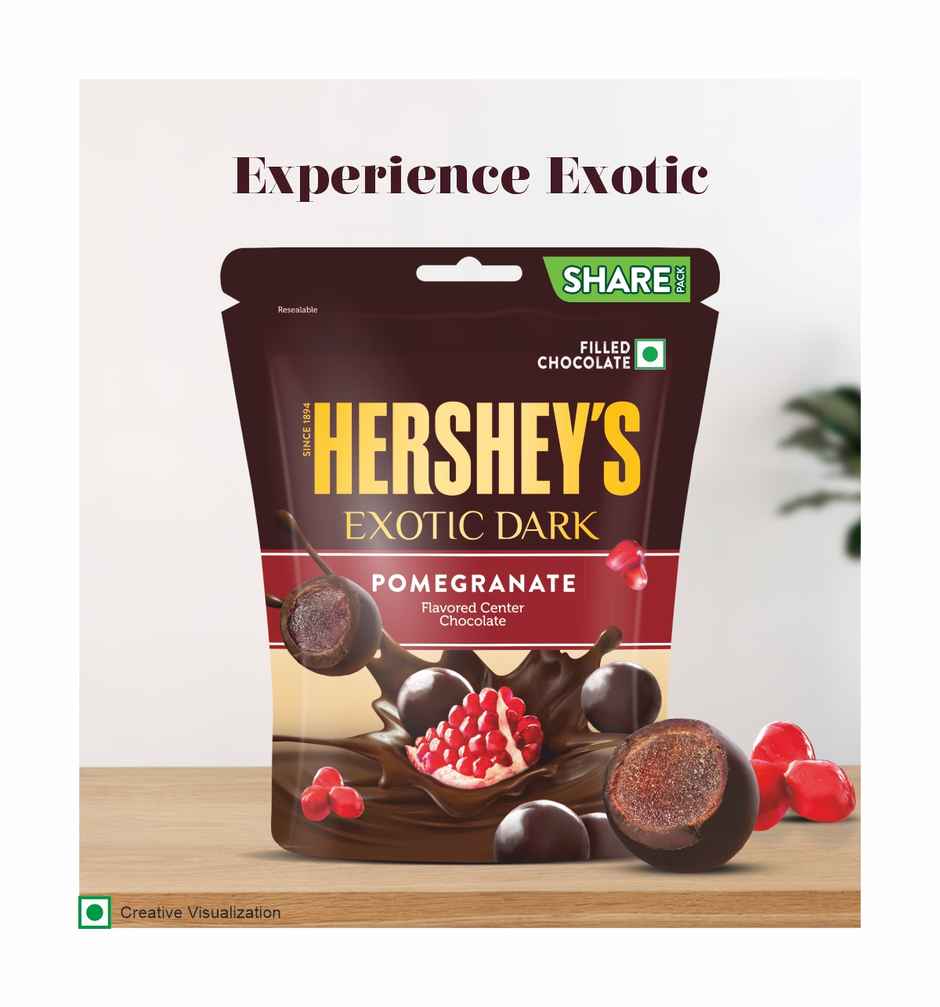 Hershey's Exotic Dark Pomegranate | Chocolate Share Bag