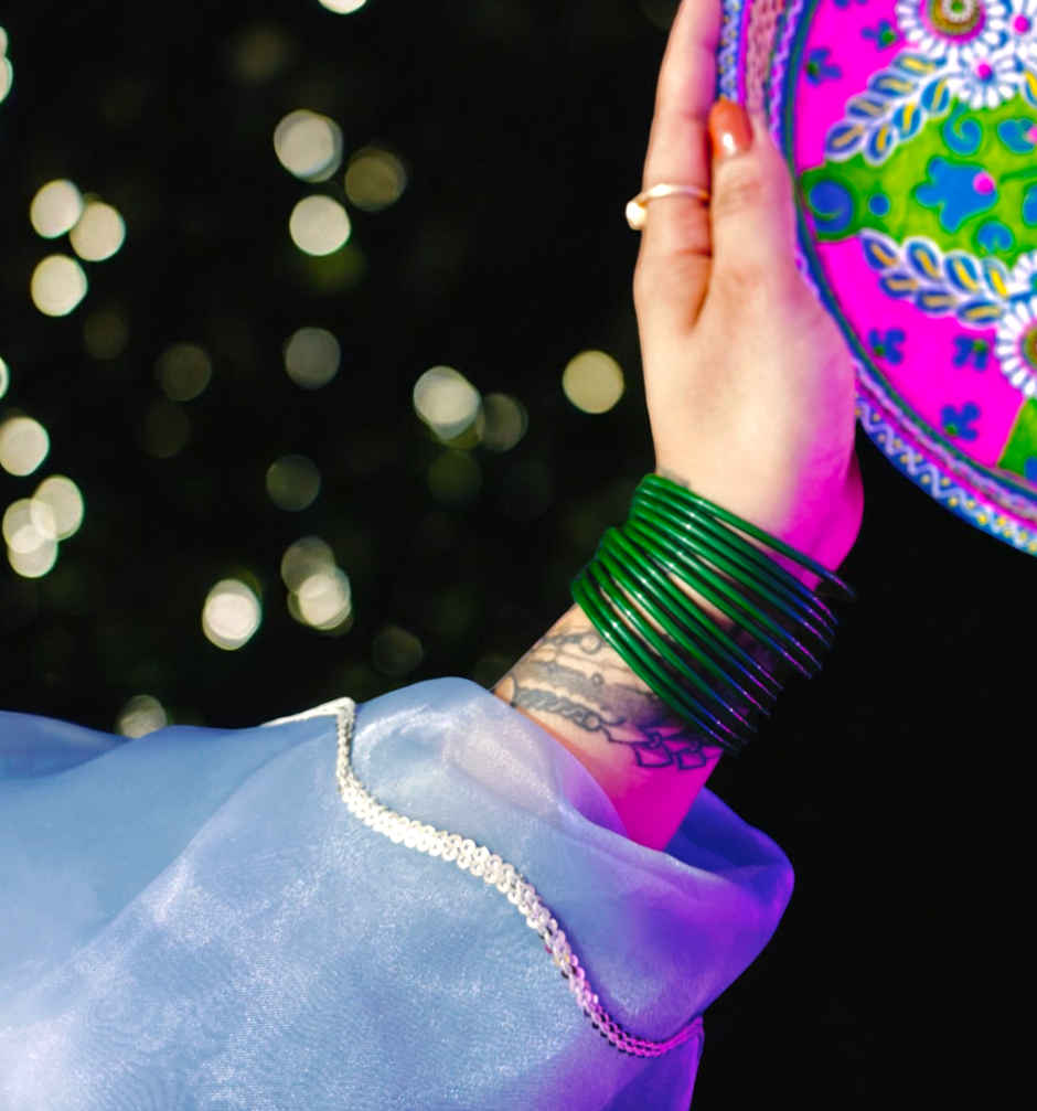 House Of Festivals Green Glass Bangles | Size 2.6 (Pack of 12)