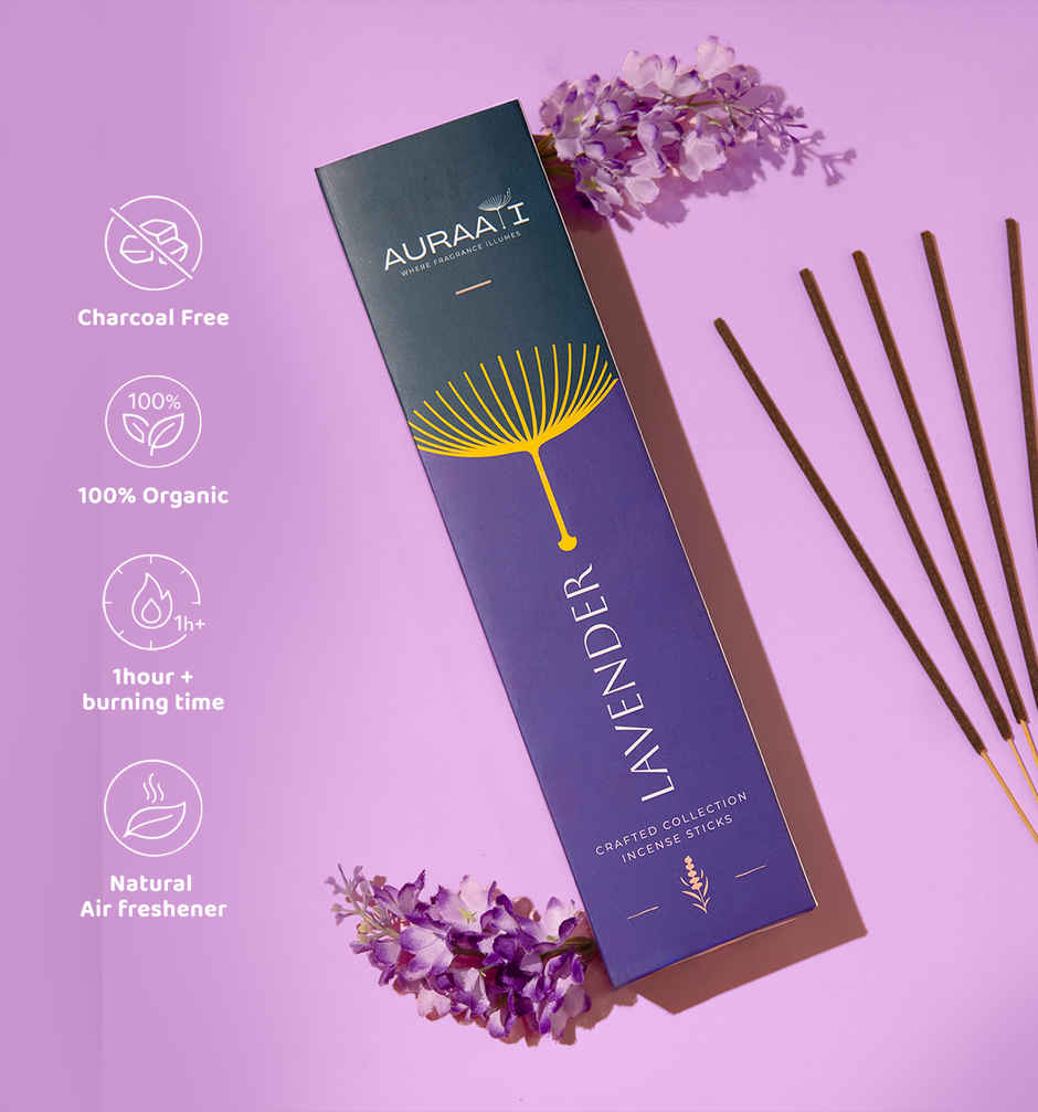 Calming Lavender Incense Sticks | Auraa-i