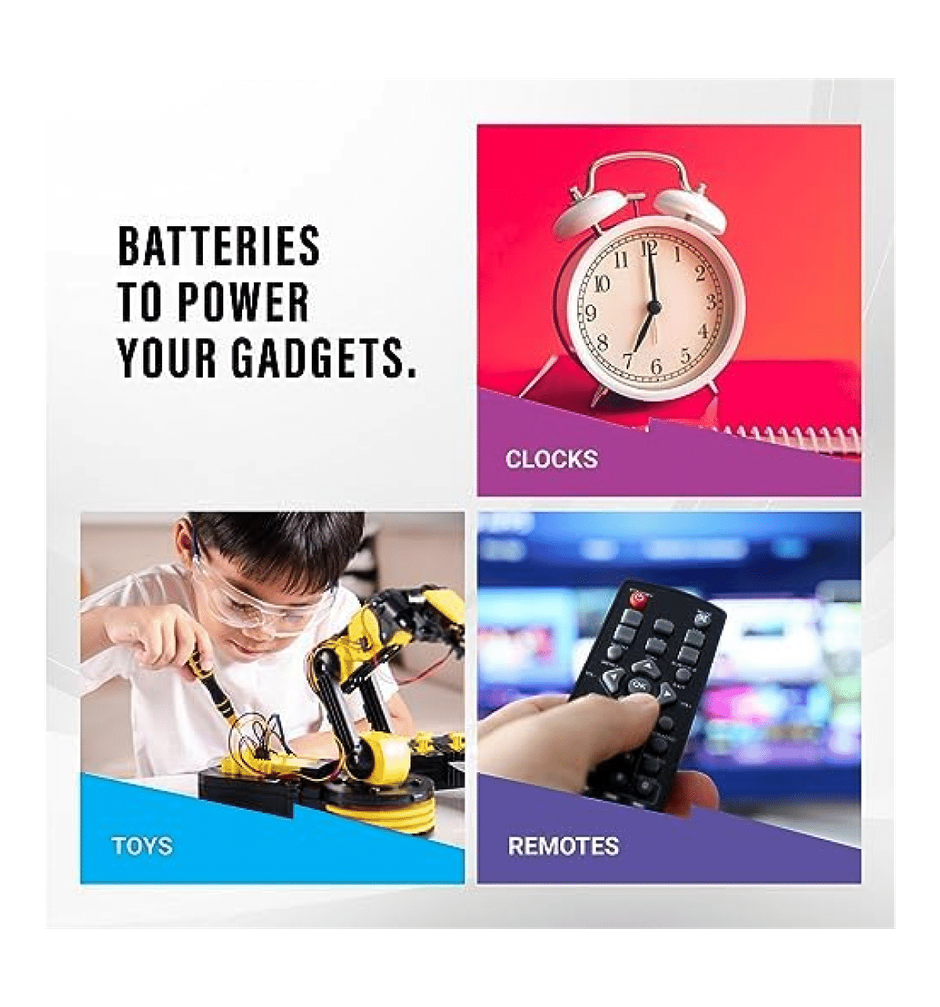 Nippo 3DG Gold AA Battery | 1.5 V | Leakproof |For Toys, Remotes, Clocks, Wireless Mouse - Pack of 10