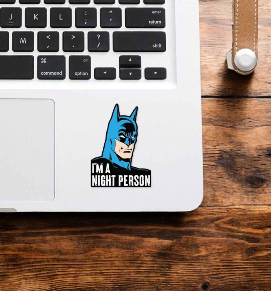 House Of Festivals I'm A Night Person - Batman Official Sticker