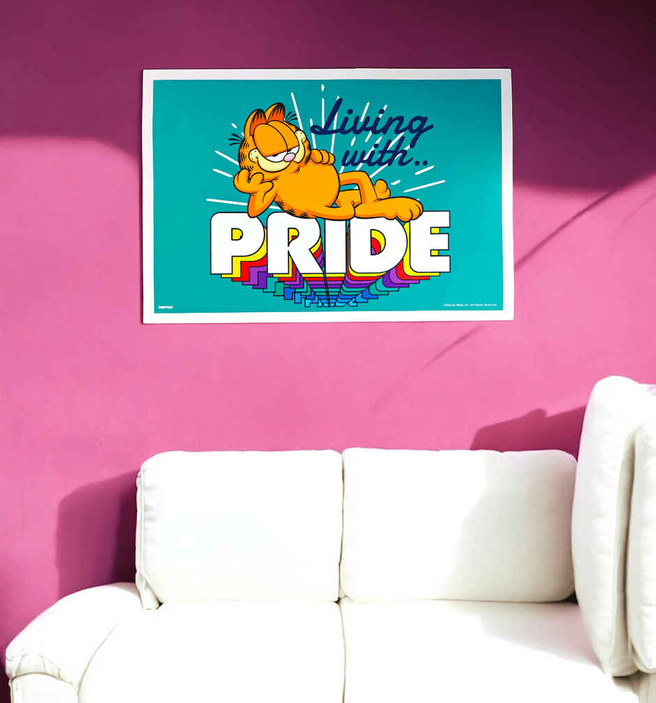House Of Festivals Living With Pride - Garfield Official Poster