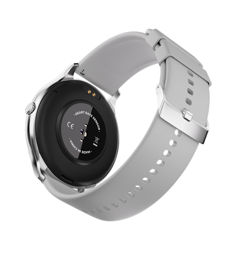 Fire-Boltt Phoenix Pro Smartwatch | 1.39" Display | BT Calling | Women's Edition - Silver Grey