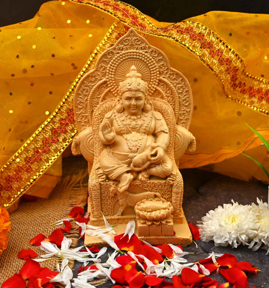 Lord Kuber, The God Of Wealth Idol | ServDharm