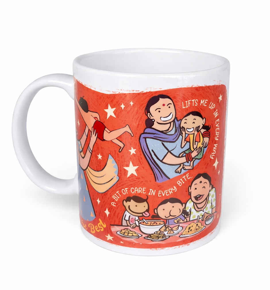 Chumbak Best Mom Mug (300 ml) - Perfect Mother's Day Gift with Gift Box