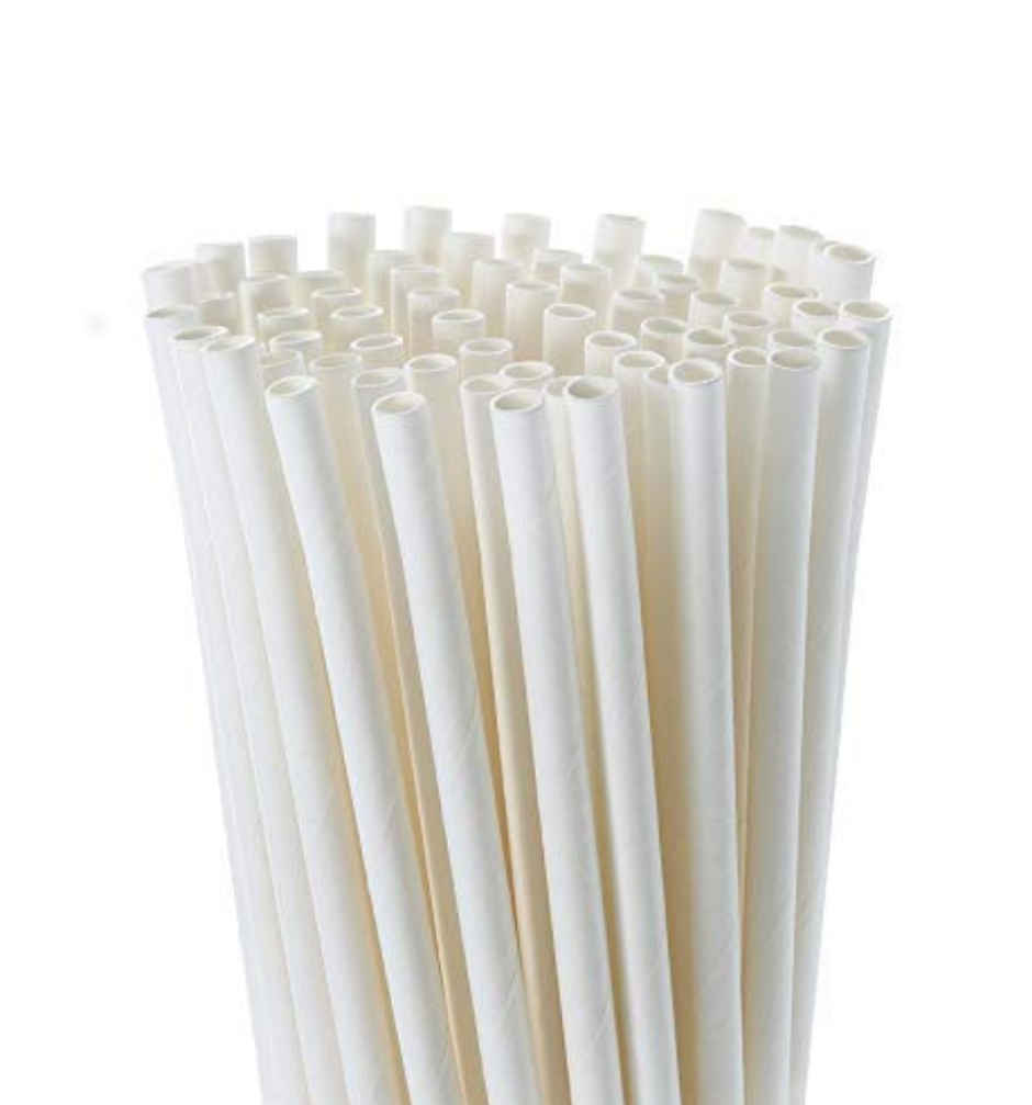 SE7EN Straws Paper | White