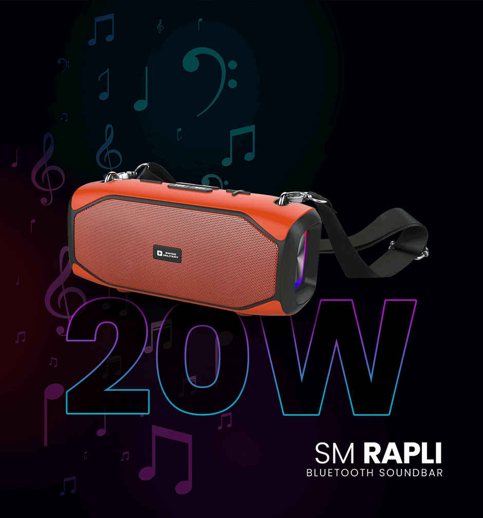 Swiss Military Audio SM RAPLI Bluetooth Speaker | Black