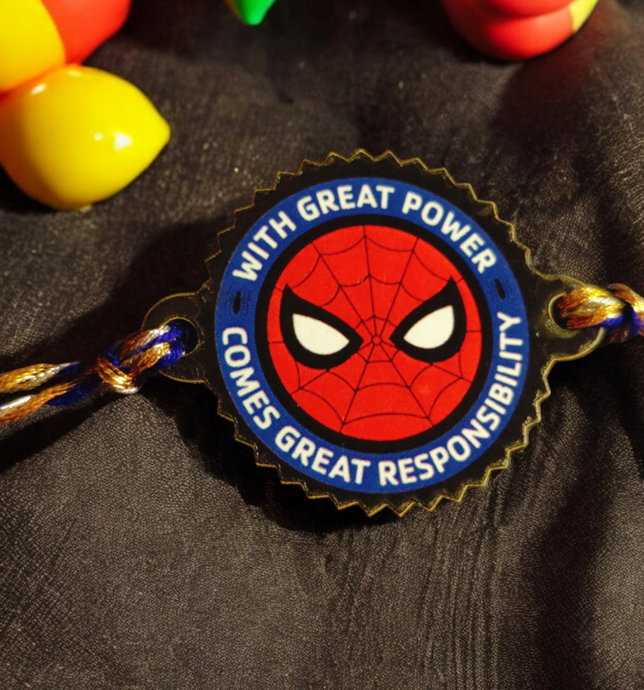 House Of Festivals Spiderman Pendant Rakhi - Official Disney Merchandise - Fun and Playful