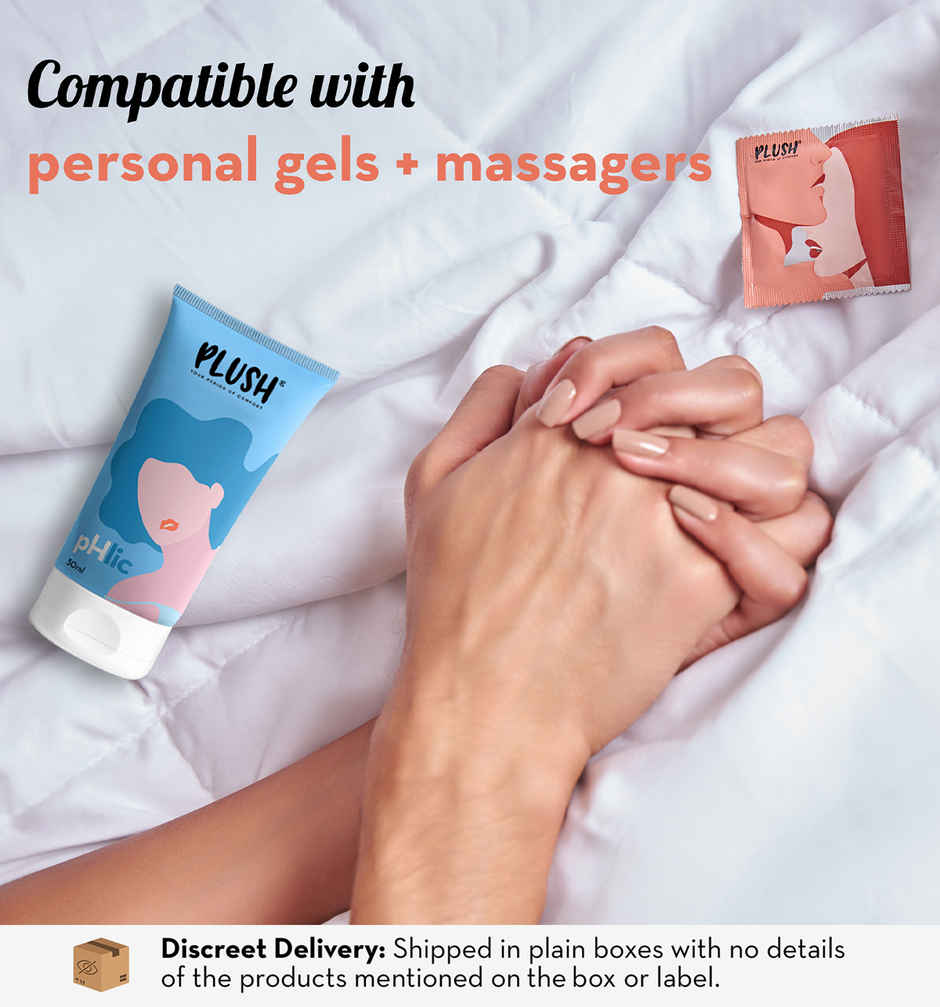 Plush Multi-Textured Condom For Men, Loveglove For Women's Pleasure, No Benzocaine Combo