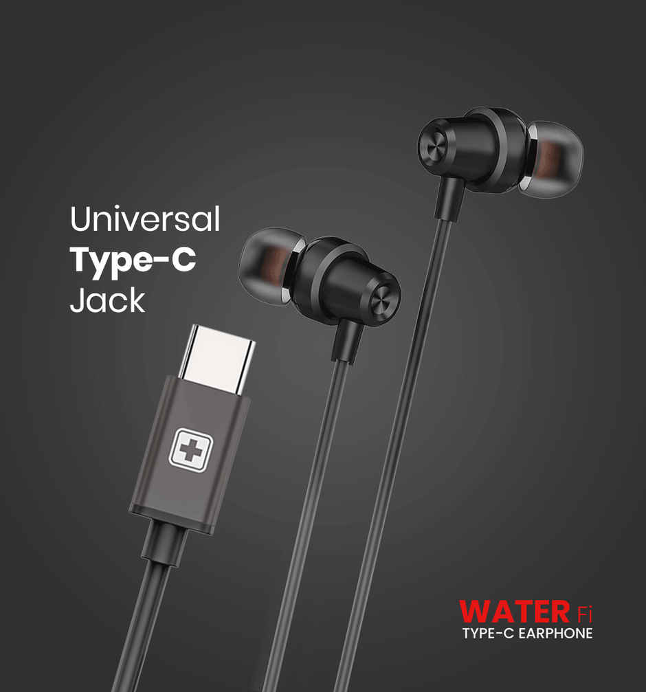 Swiss Military Audio Earphone - Water Fi Black