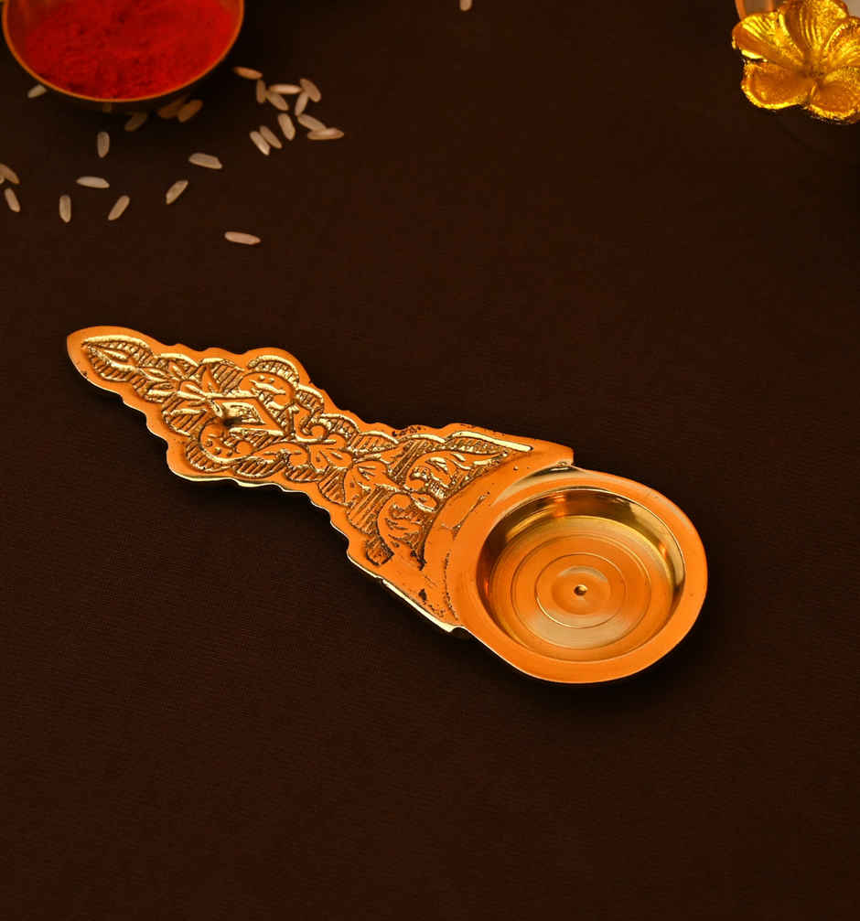 Servdharm Pure Brass Camphoor Burner | ServDharm