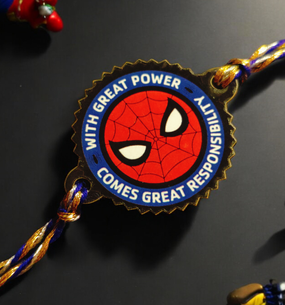 House Of Festivals Spiderman Pendant Rakhi - Official Disney Merchandise - Fun and Playful