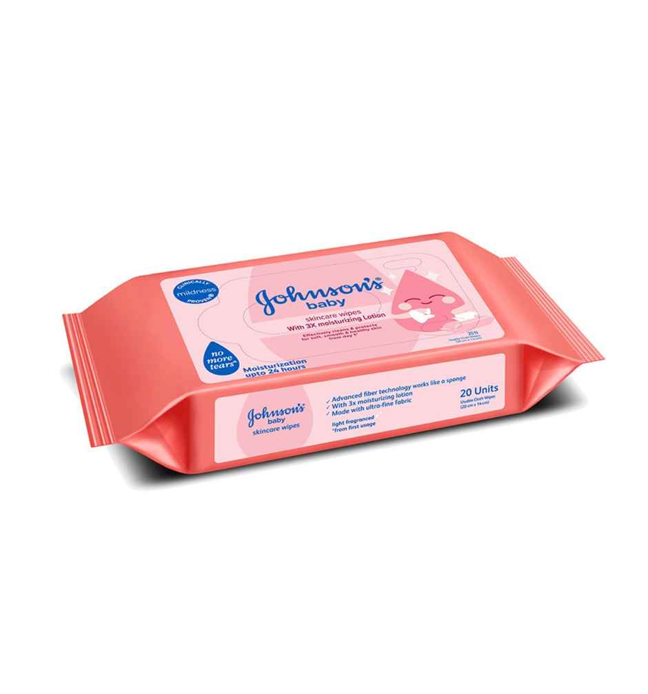 Johnson's Baby Skincare Wipes 20 PIECE