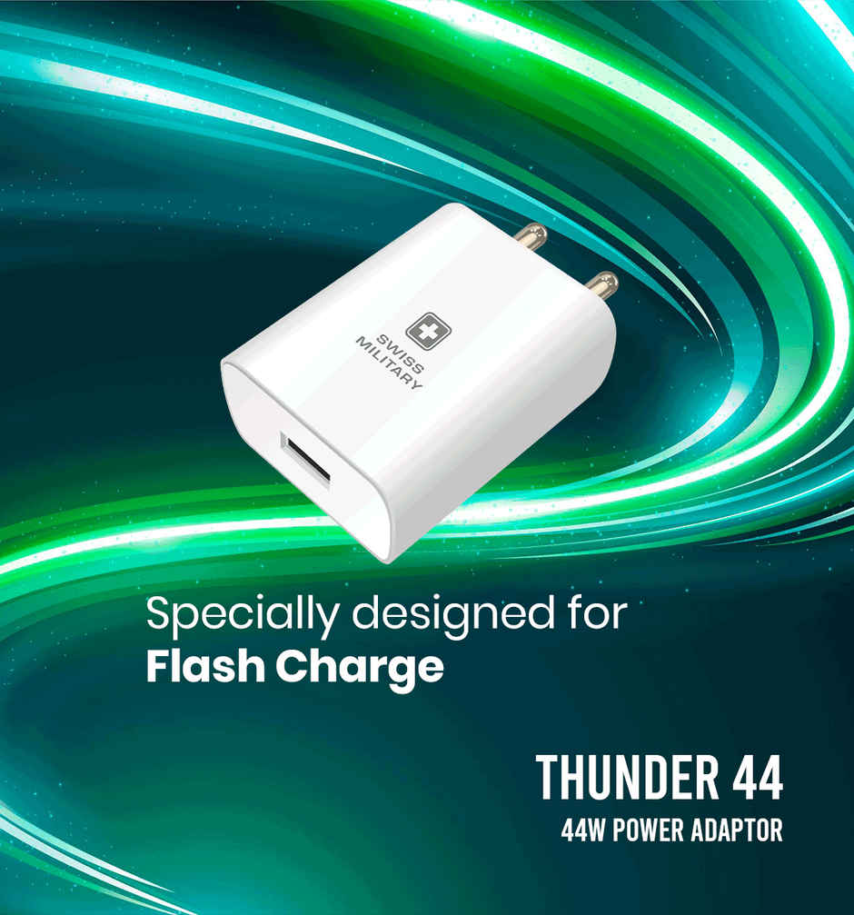 Swiss Military Audio Thunder 44 W Charger - White