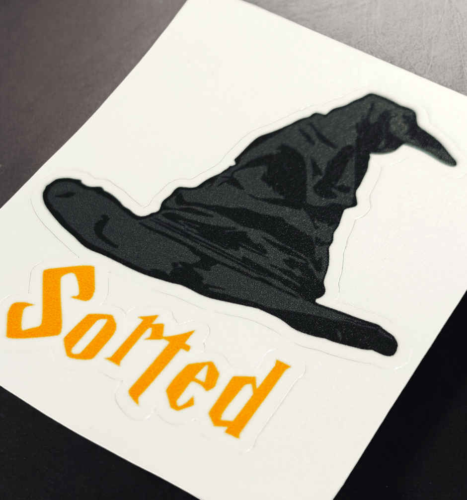 House Of Festivals Sorted - Harry Potter Official Sticker