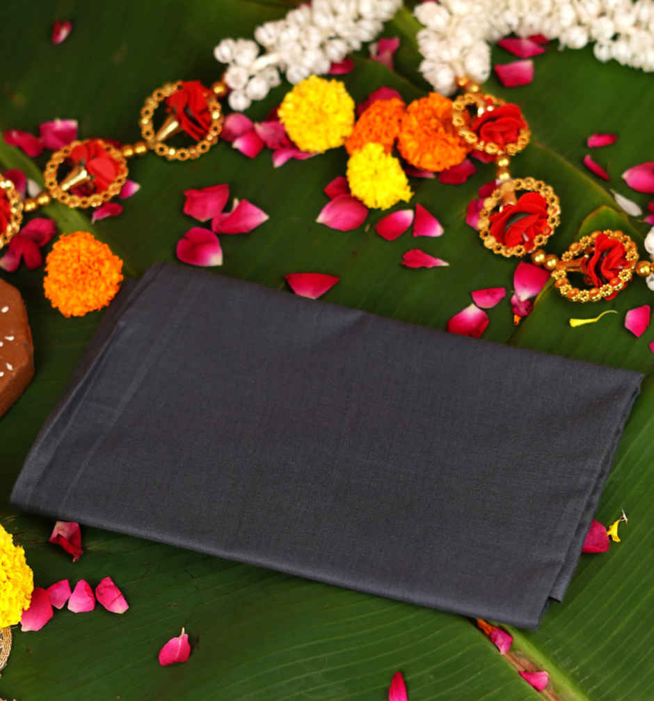 Grey Pooja Vastra - 1 m | ServDharm