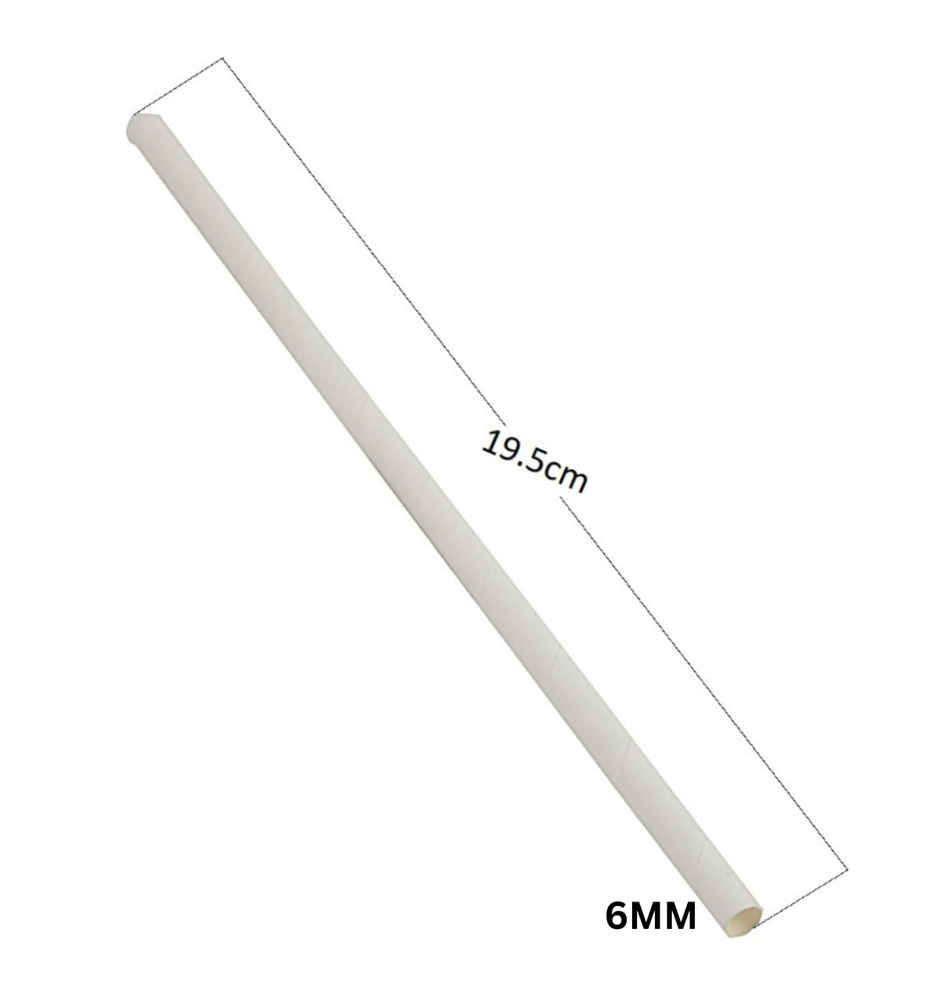 SE7EN Straws Paper | White